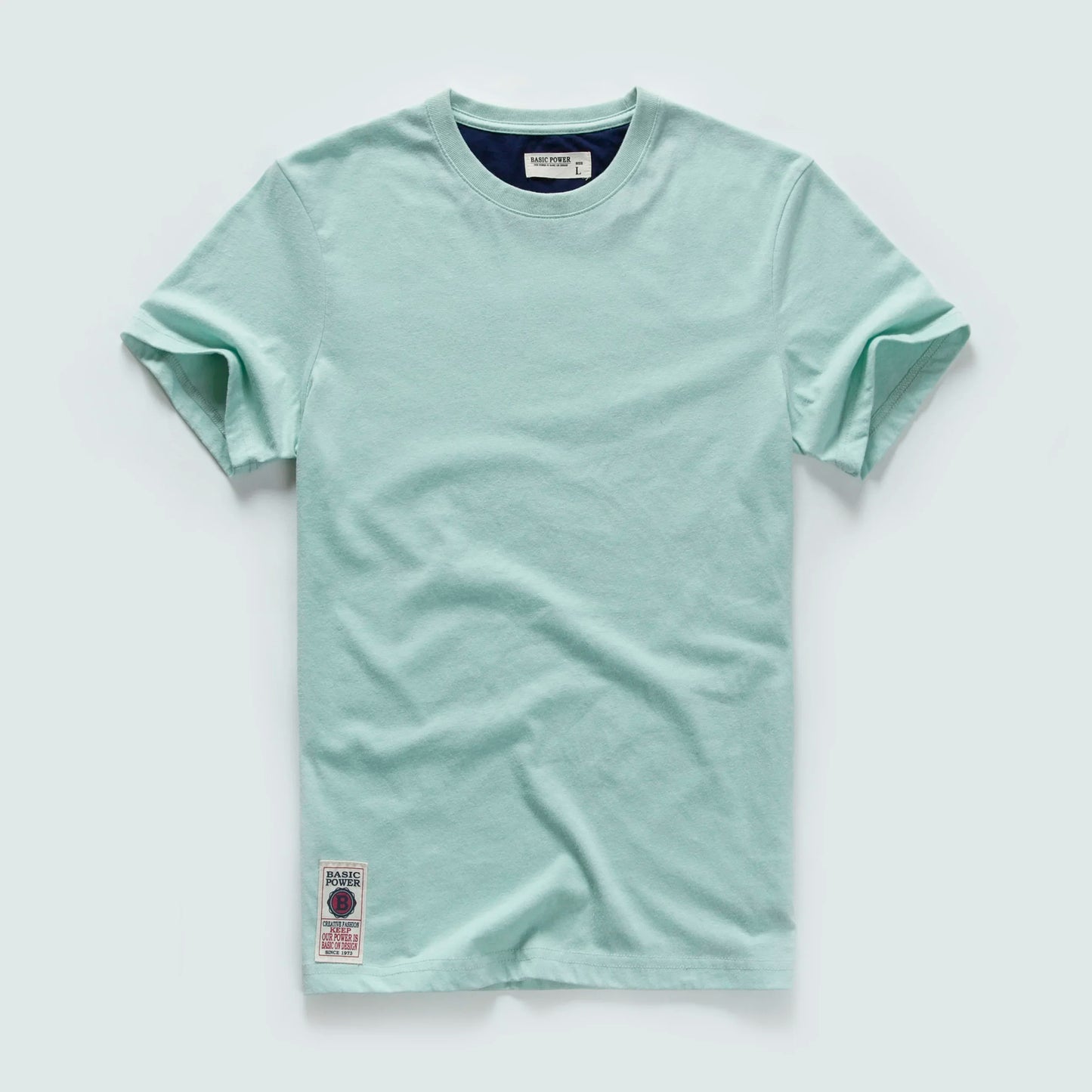 Men’s Classic Solid Cotton T-Shirt – Casual Basic O-Neck Tee – High-Quality Everyday Top 