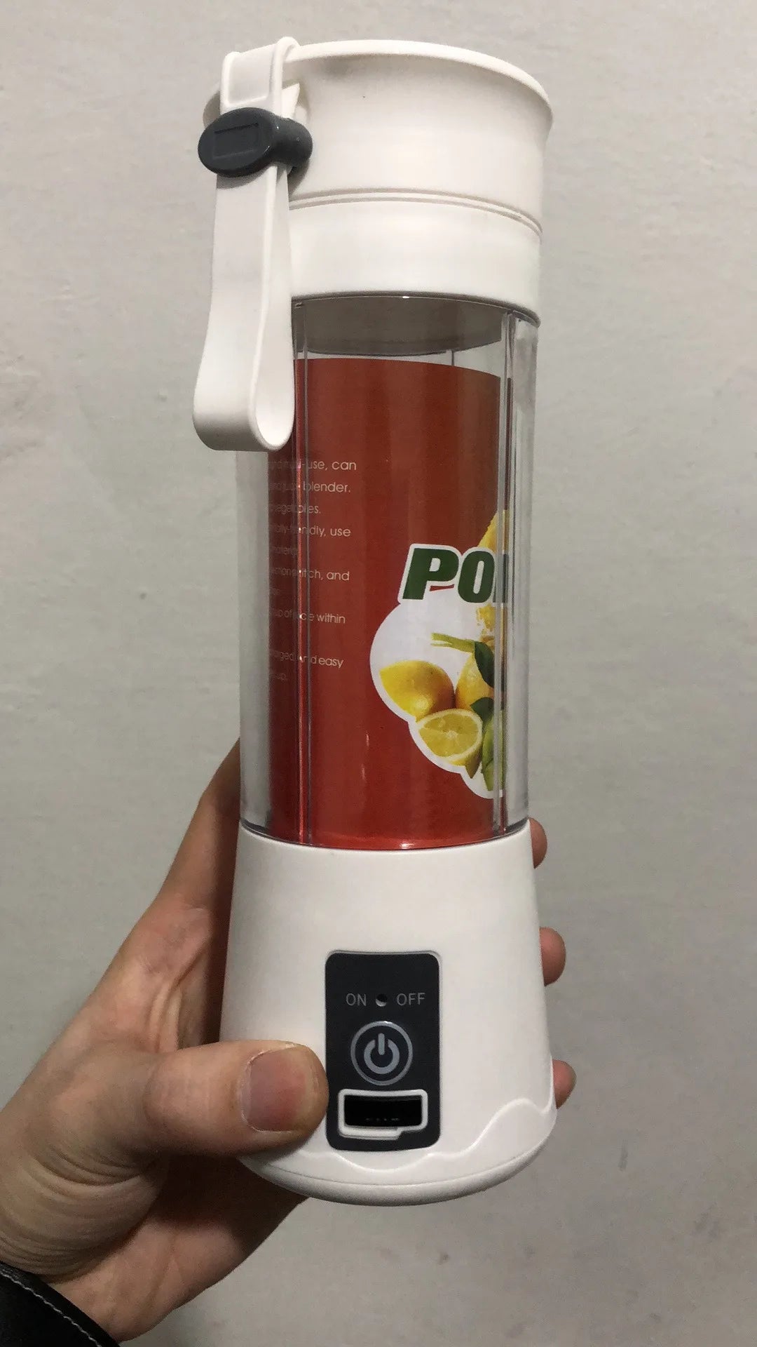 Portable Mini Electric Juicer Blender – USB Rechargeable Fruit Mixer & Multifunctional Smoothie Maker