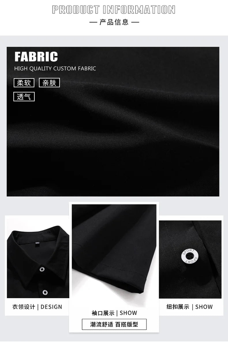 2025 Trendy Korean-Style Men's Summer Outfit – Casual Two-Piece Set Featuring Short Sleeve Shirt & Matching Shorts, Stylish High Street Look for Daily & Streetwear Fashion
