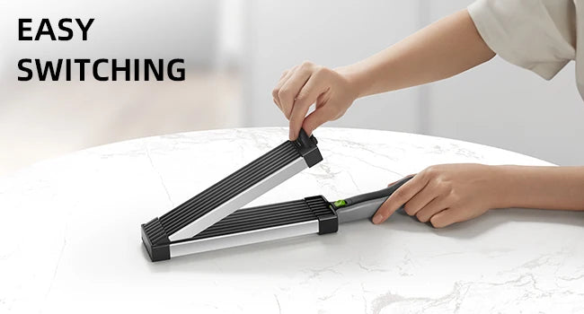 All-in-One Manual Stainless Steel Meat Slicer – Mini Cutter for Dicing, Slicing & Stripping Fresh Meat at Home