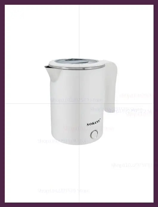 Portable 500ML Stainless Steel Electric Kettle – Travel Water Boiler Pot for Tea, Coffee, Hotel, Home & Kitchen Use