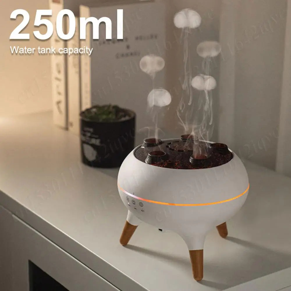 Color-Changing Jellyfish-Themed Air Humidifier & Aromatherapy Diffuser with LED Night Light – Ideal for Home, Bedroom, or Office
