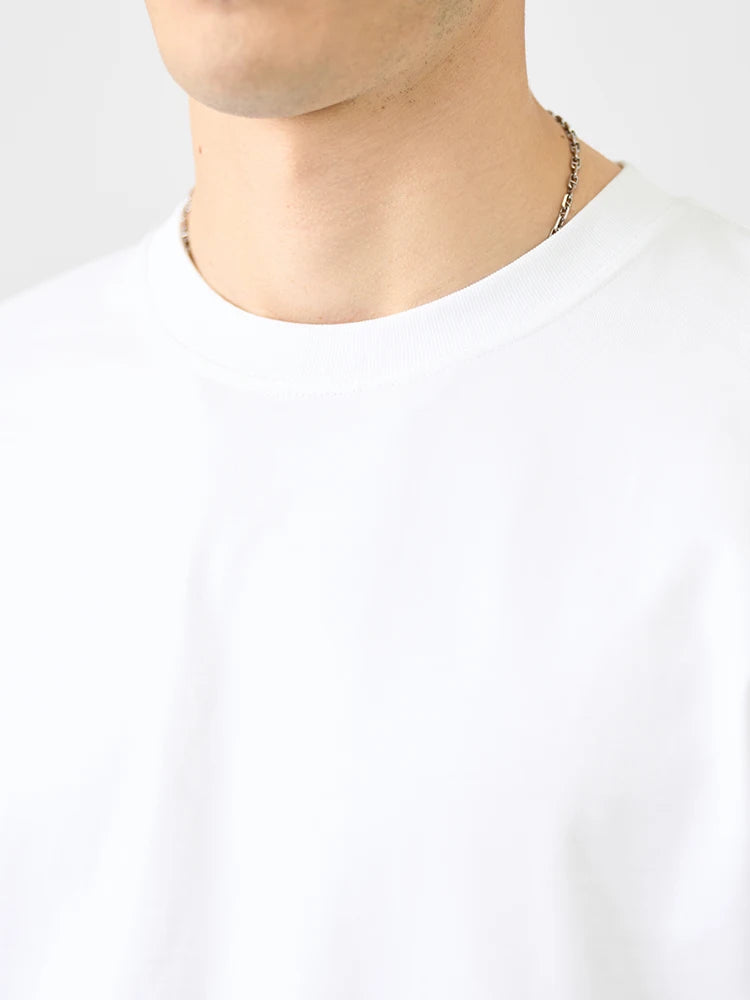 SIMWOOD 2025 Men’s Oversized 100% Cotton T-Shirt – Breathable & Comfortable Spring/Summer Top, 310gsm