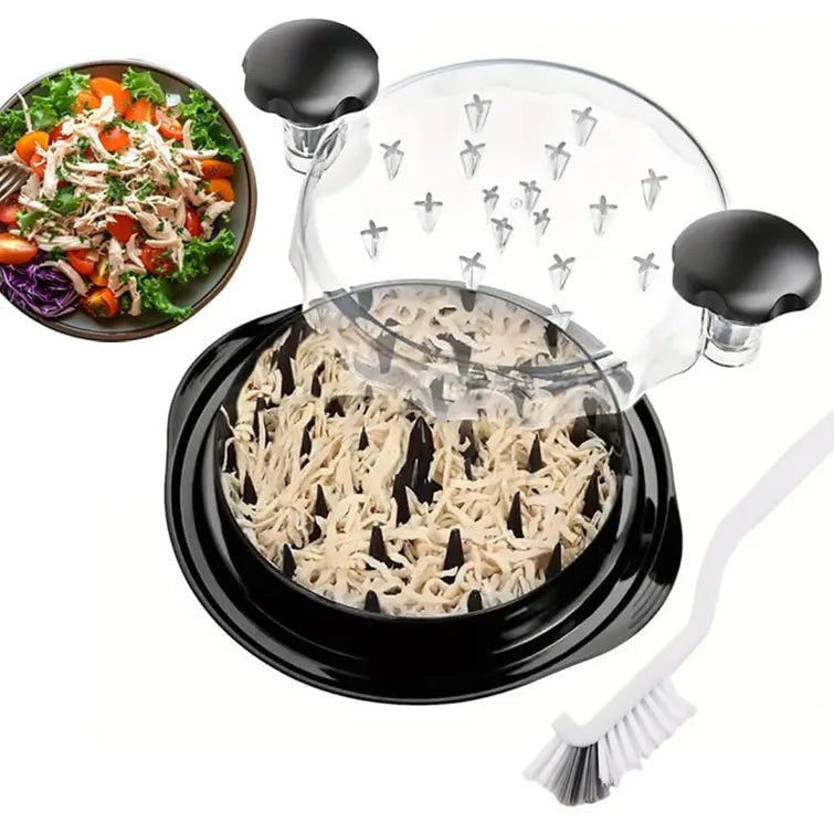 Chicken Shredding Tool with Lid – Meat Breast Shredder and Mincing Grinder for Chicken, Pork, and Beef