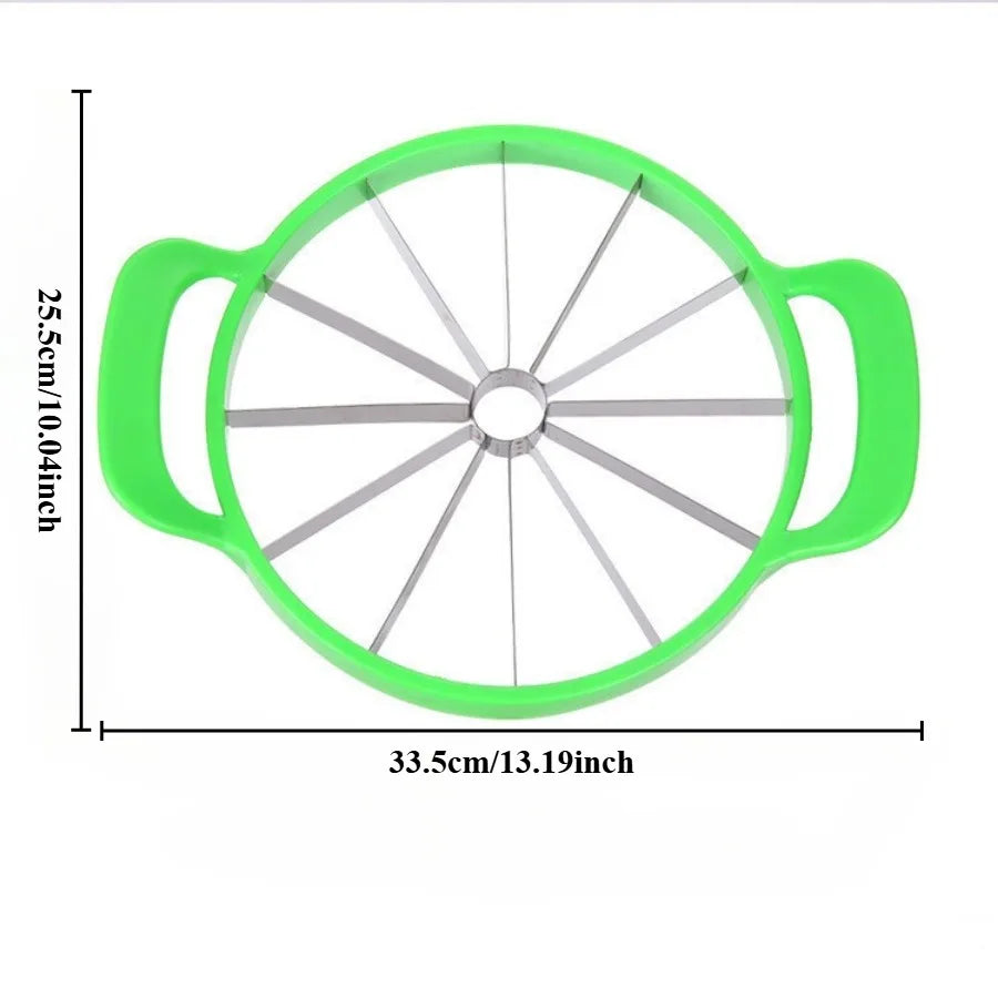 1 or 2 Pcs Stainless Steel Watermelon Slicer – Heavy-Duty Fruit Cutter for Hami Melon & Large Fruits