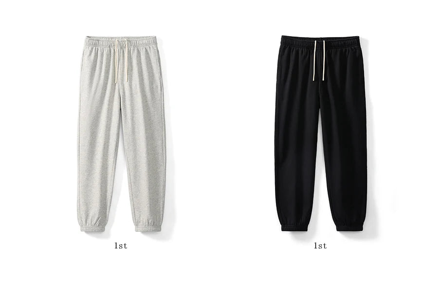SIMWOOD 2025 Fall Oversized Jogger Sweatpants for Men – Comfortable Drawstring Trousers, Casual Gym Track Pants, Plus Size Available