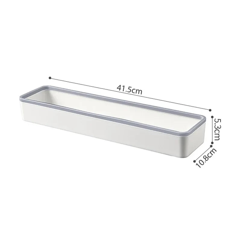 1pc Wall-Mounted Bathroom Storage Cabinet – No-Drill White Organizer Shelf for Above Toilet Use