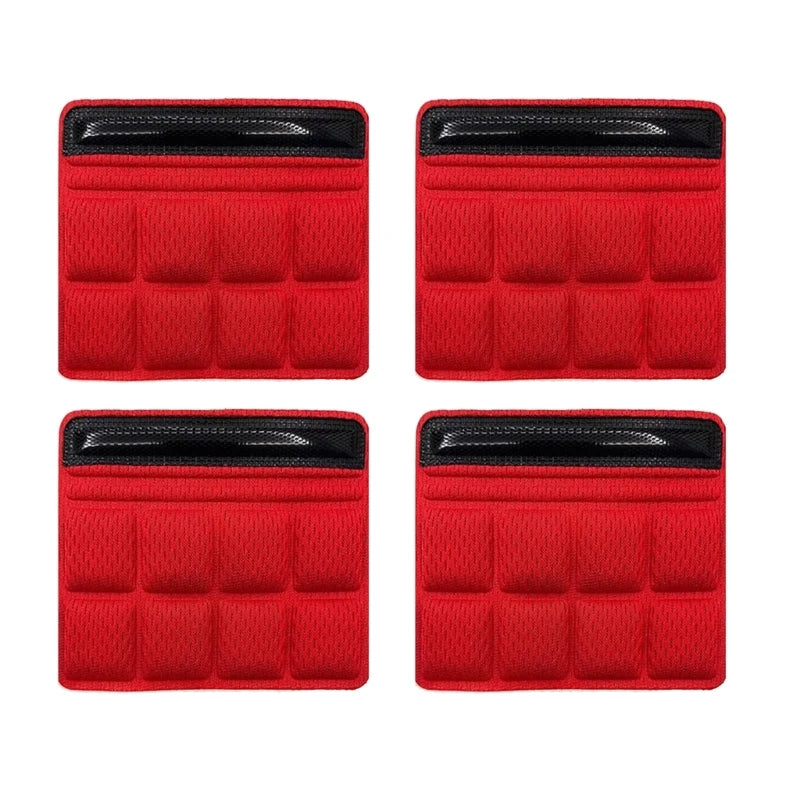 4pcs Universal Chin Strap Foam Pad Set – Replacement Chin Padding for Bike, Motorcycle, and Racing Helmets