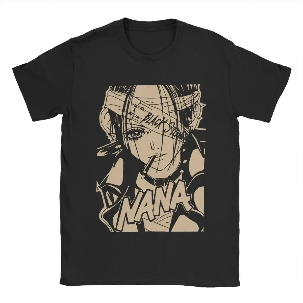NANA Osaki Graphic T-Shirt – Unisex Harajuku Rock Punk Style Short Sleeve Tee for Casual Summer Streetwear
