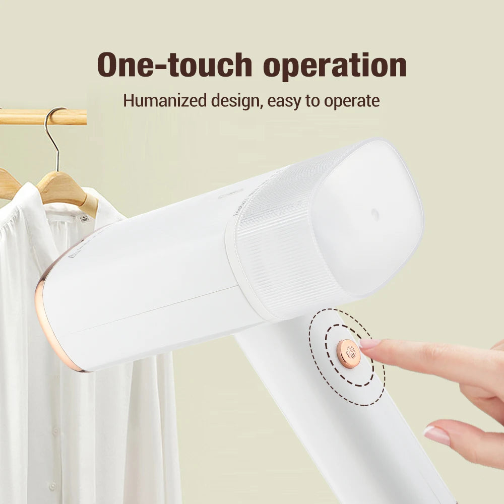 Portable Foldable Mini Handheld Steam Garment Iron for Clothes – Electric Clothes Steamer for Travel and Home Use