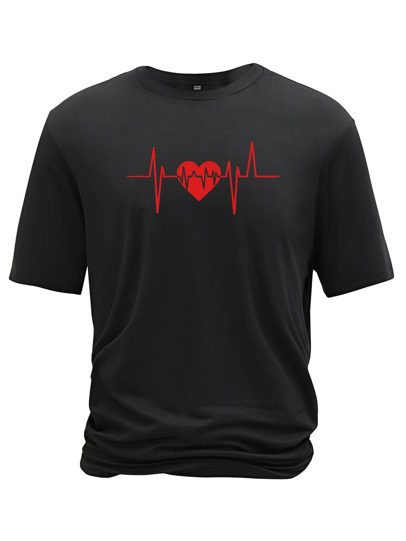 Men's Summer Casual T-Shirt with Geometric Graphic Print – Short Sleeve Crew Neck Outdoor Top