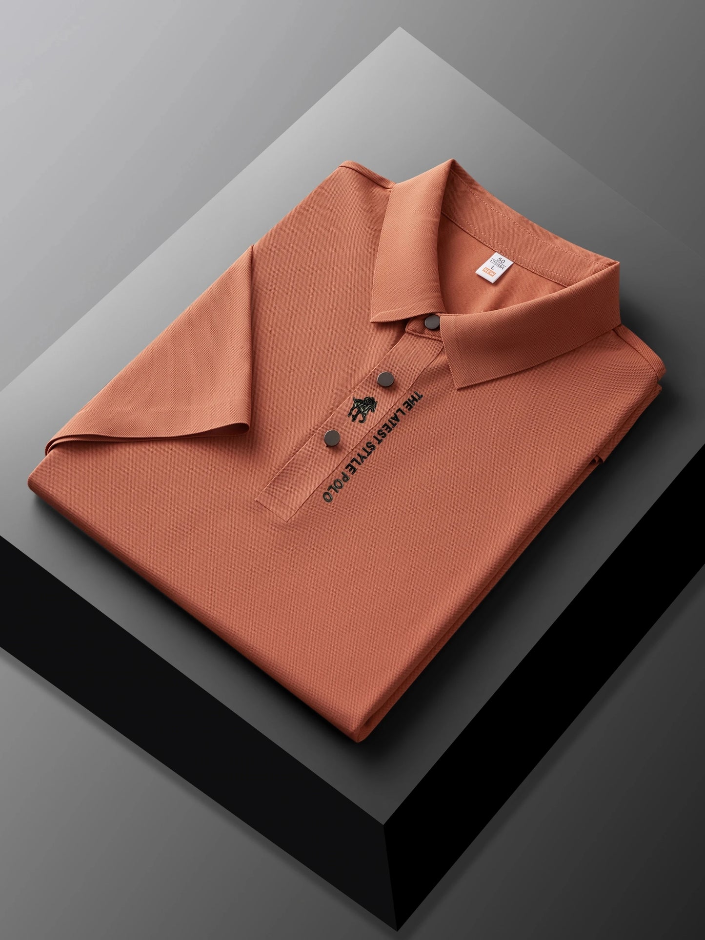 Men's Premium Printed Polo Shirt – Short Sleeve, Seamless Ice Silk, Breathable Golf & Business Casual Summer Tee