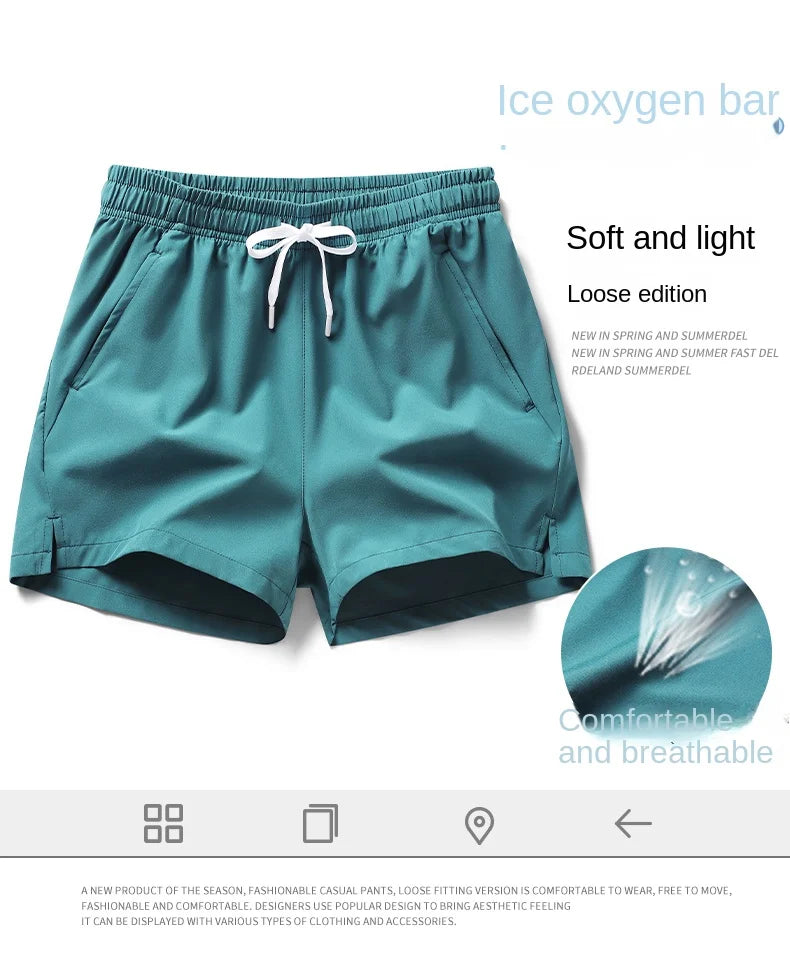 2024 Summer Trending 3-in-1 Sports Shorts – Unisex Running Pants with Zippered Pockets, Ideal for Couples