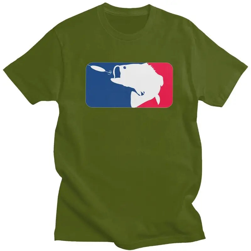 Personalized Pike and Bass Fishing Graphic T-Shirt for Men – Pre-shrunk Cotton Short Sleeve Tee