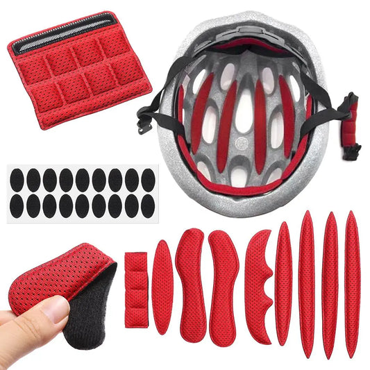 27-Piece Universal Foam Helmet Padding Kit – Sealed Sponge Replacement Pads for Motorcycle, Bicycle, and Outdoor Sports Helmets