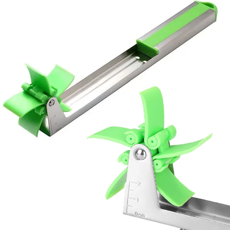 Stainless Steel Watermelon Slicer with Windmill Blade – Easy Fruit Cutter & Salad Tool for Kitchen