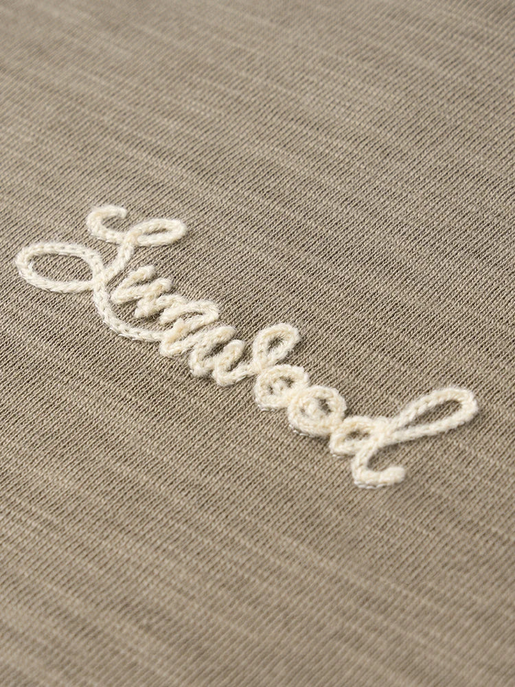 SIMWOOD 2025 Summer Oversized Heavyweight 300gsm Slub Cotton T-Shirt for Men with Letter Embroidery