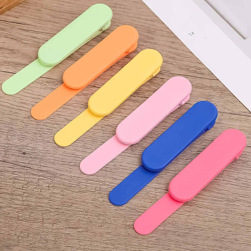 Colorful Automatic Page-Tracking Bookmarks Clip for Students, Women, and Office Use