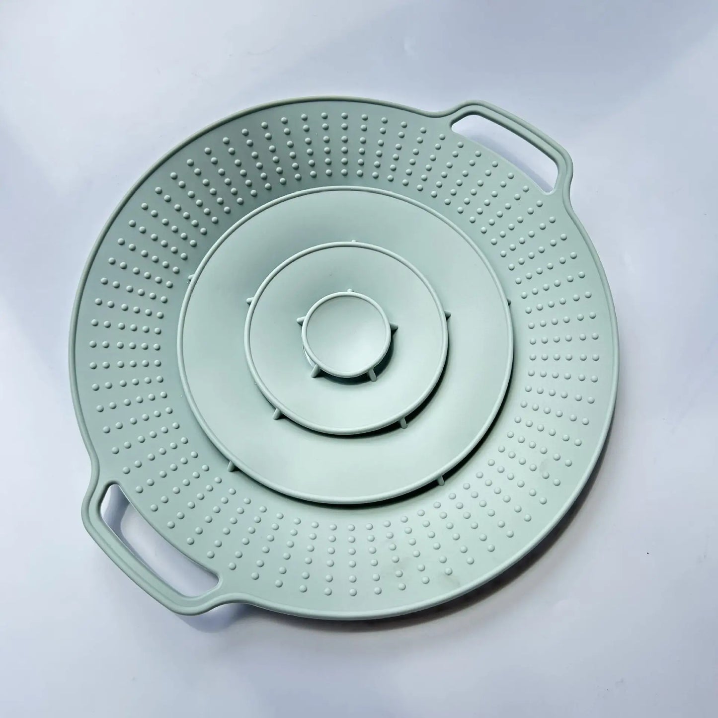 30cm Silicone Anti-Spill Pot Lid – Reusable Splash-Proof Cover for Microwave, Gas Cooktops & Kitchen Use