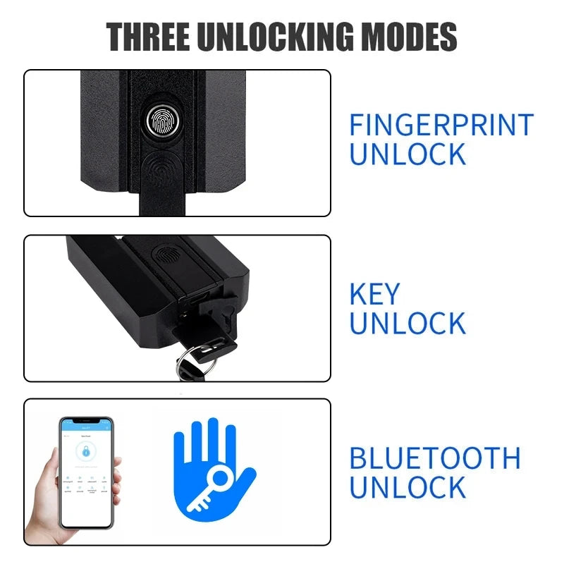 Smart Fingerprint Padlock – Keyless Biometric Security Lock with Password Access, Anti-Theft Protection, and TTLOCK/Tuya App Control