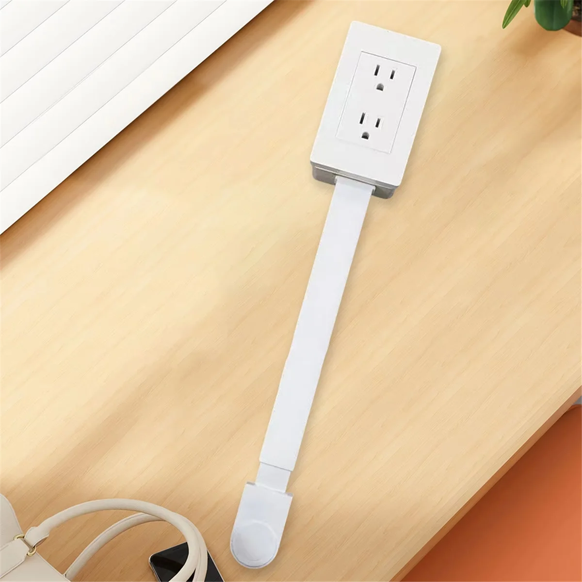 AB51 Extendable Power Socket Outlet – US Plug Electrical Extension for Home and Desk, No USB