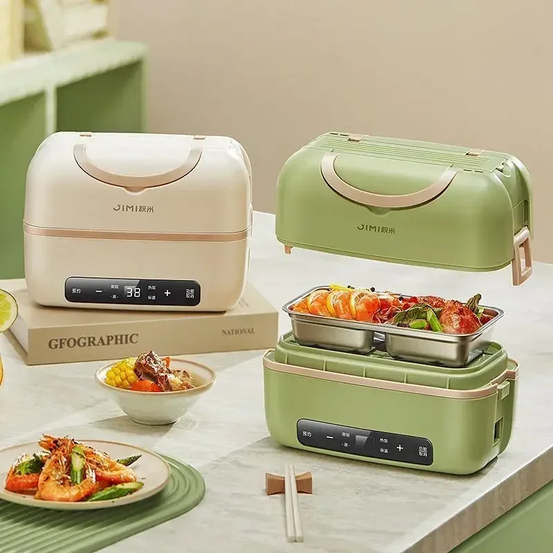 Portable Electric Lunch Box with Plug-in Heating and Heat Retention – Ideal for Office Workers' Hot Meals