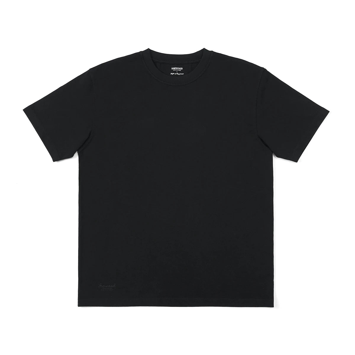 SIMWOOD 2025 Men’s Oversized 100% Cotton T-Shirt – Breathable & Comfortable Spring/Summer Top, 310gsm