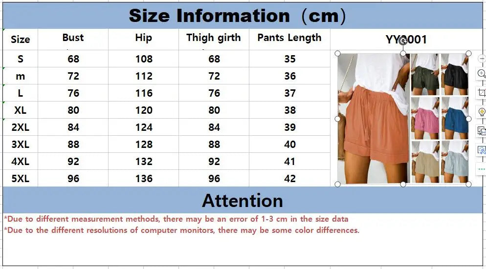 2023 Summer Women's High-Waisted Casual Shorts – European & American Style Lace-Up Loose Fit Twill Wide-Leg Pants 