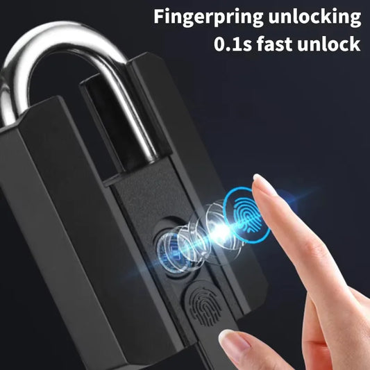 Smart Fingerprint Padlock – Keyless Biometric Security Lock with Password Access, Anti-Theft Protection, and TTLOCK/Tuya App Control