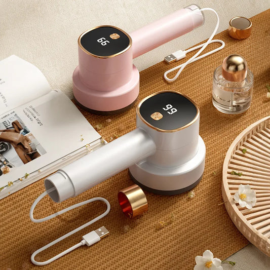 USB Rechargeable Electric Fabric Shaver – Portable Lint Remover for Sweaters, Clothes & Furniture