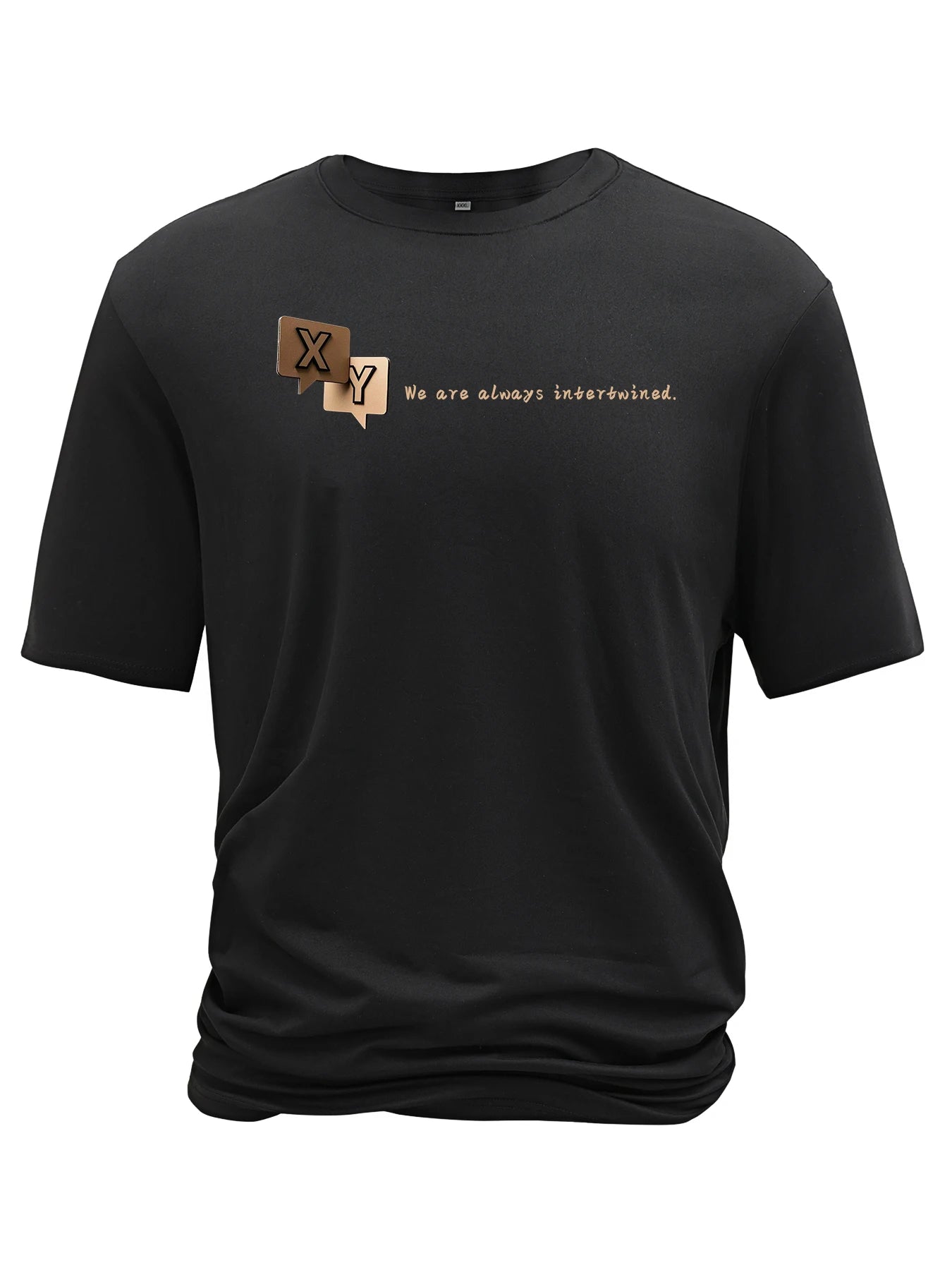 Men’s Summer Casual Crew Neck T-shirt with Unique Geometric Graphic Print — Short Sleeve Outdoor Top