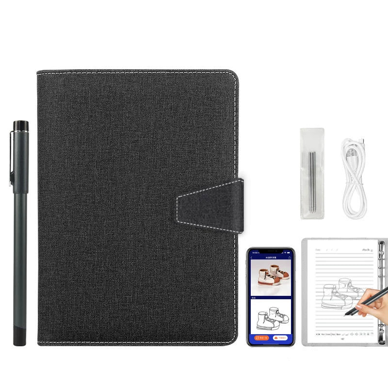 Smart Digital Notebook with Sync Pen – AI Voice, Drawing, Bluetooth Real-Time Cloud Transmission Writing Set