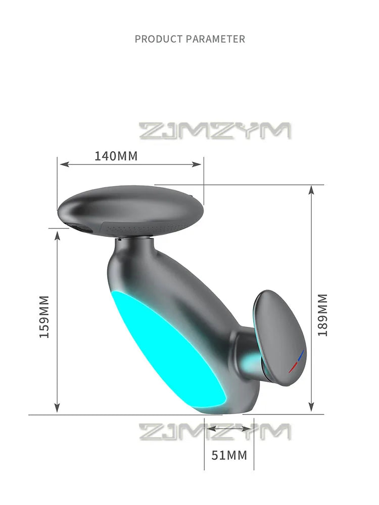 360° Rotating LED Basin Faucet with 4 Water Modes, Pull-Out Spout & Temperature Sensor – Drip-Free Hot & Cold Mixer Tap