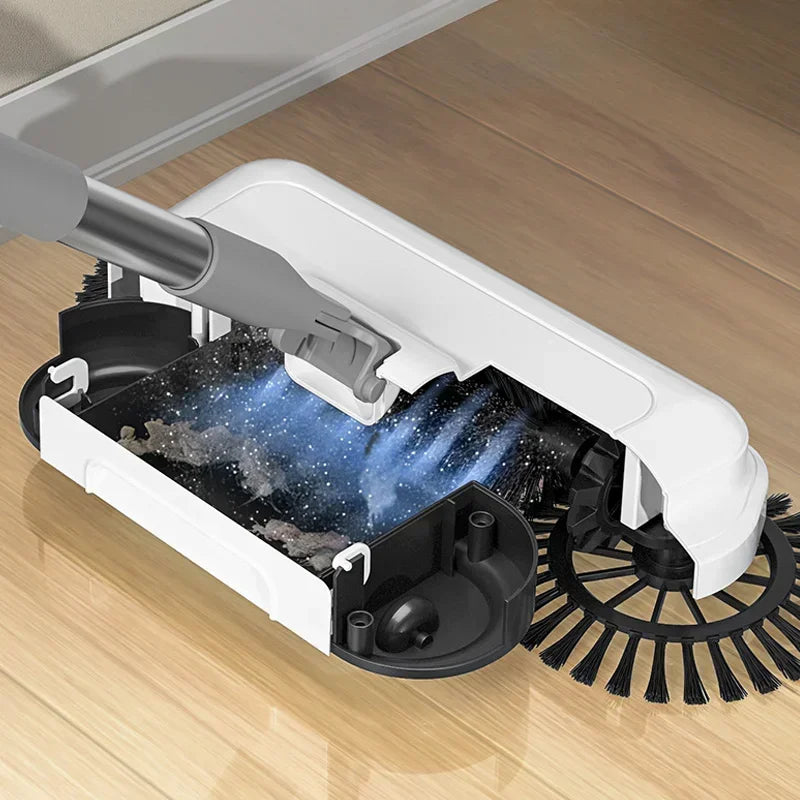 All-in-One Manual Sweeping Broom & Dustpan Set – Hand-Push Floor Sweeper & Vacuum Cleaner for Home Use
