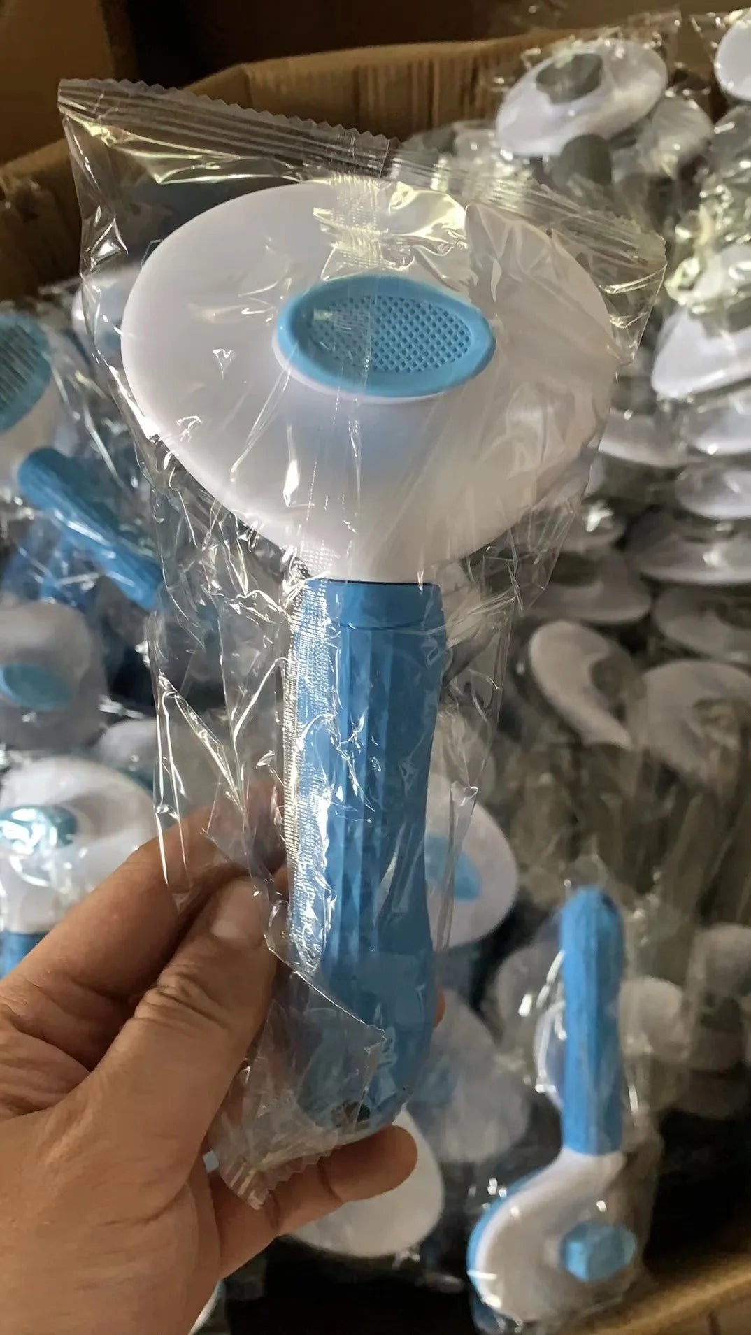 Pet Grooming Brush – Stainless Steel Comb for Long-Haired Dogs & Cats, Hair Removal and Cleaning Tool