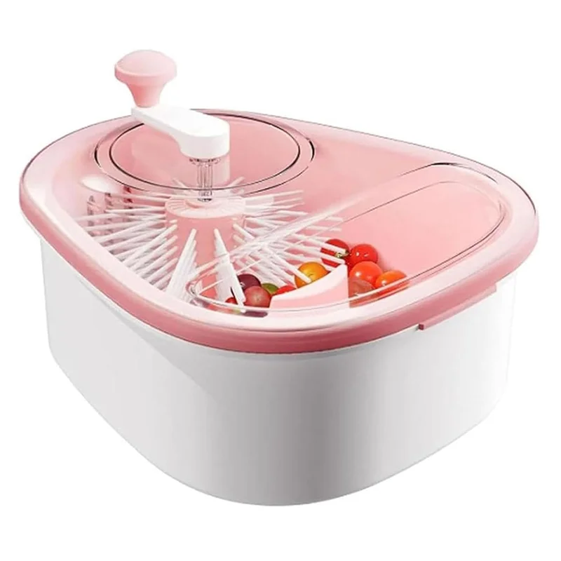FYBL Compact Fruit & Vegetable Washer Bowl with Built-in Brush – Portable Produce Cleaning Machine