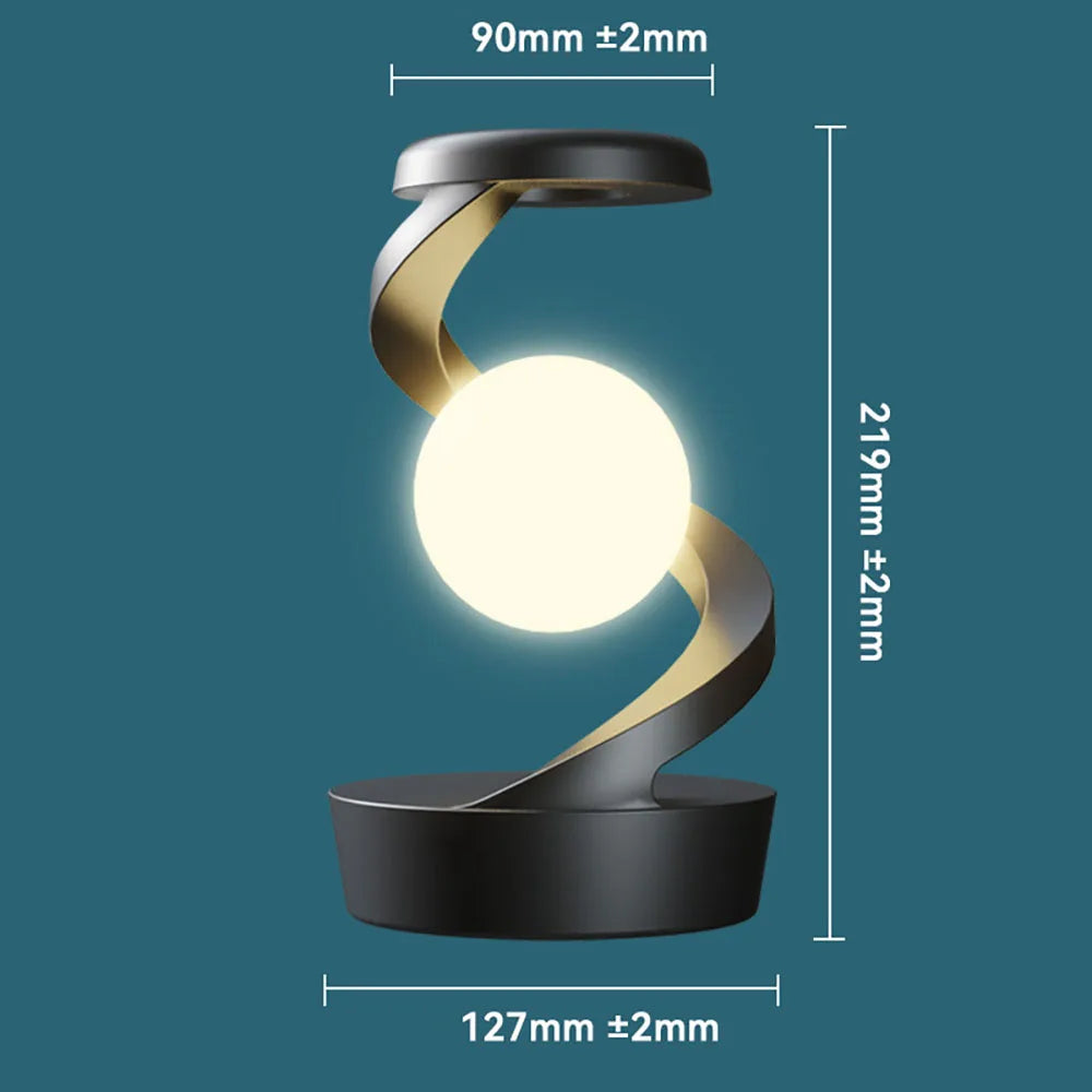 RGB Touch Night Lamp with Wireless Charging – Decorative Table Light for Bedroom, Bar, Hotel, and Gaming Room