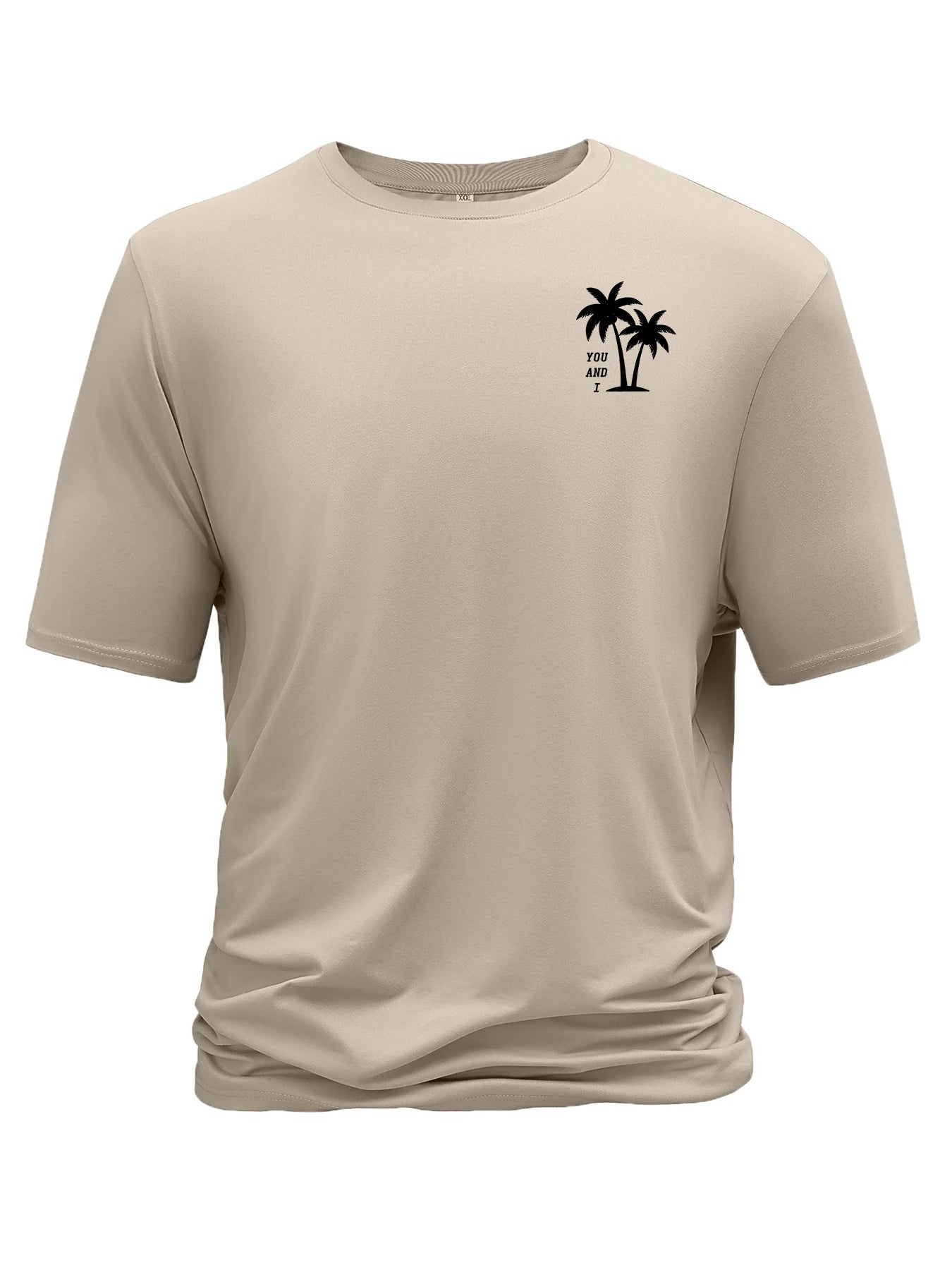 Men's Short Sleeve Summer Tee with Abstract Geometric Design – Lightweight Casual Crew Neck Outdoor Shirt