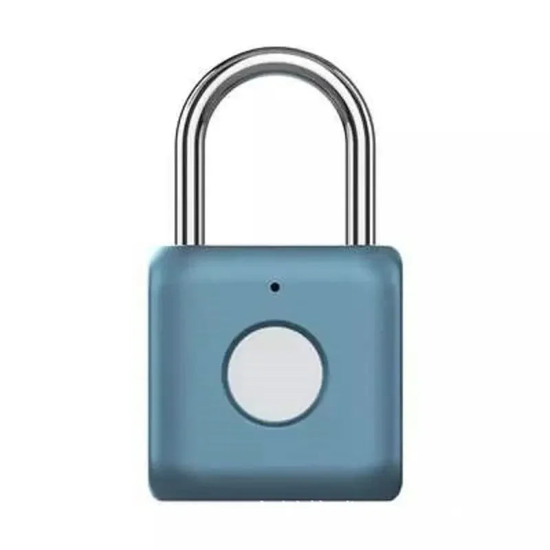 Smart Fingerprint Padlock – Electronic Lock for Luggage, Cabinets, Dorms, and More – Biometric Unlock for Secure Access