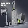 All-in-One Manual Stainless Steel Meat Slicer – Mini Cutter for Dicing, Slicing & Stripping Fresh Meat at Home