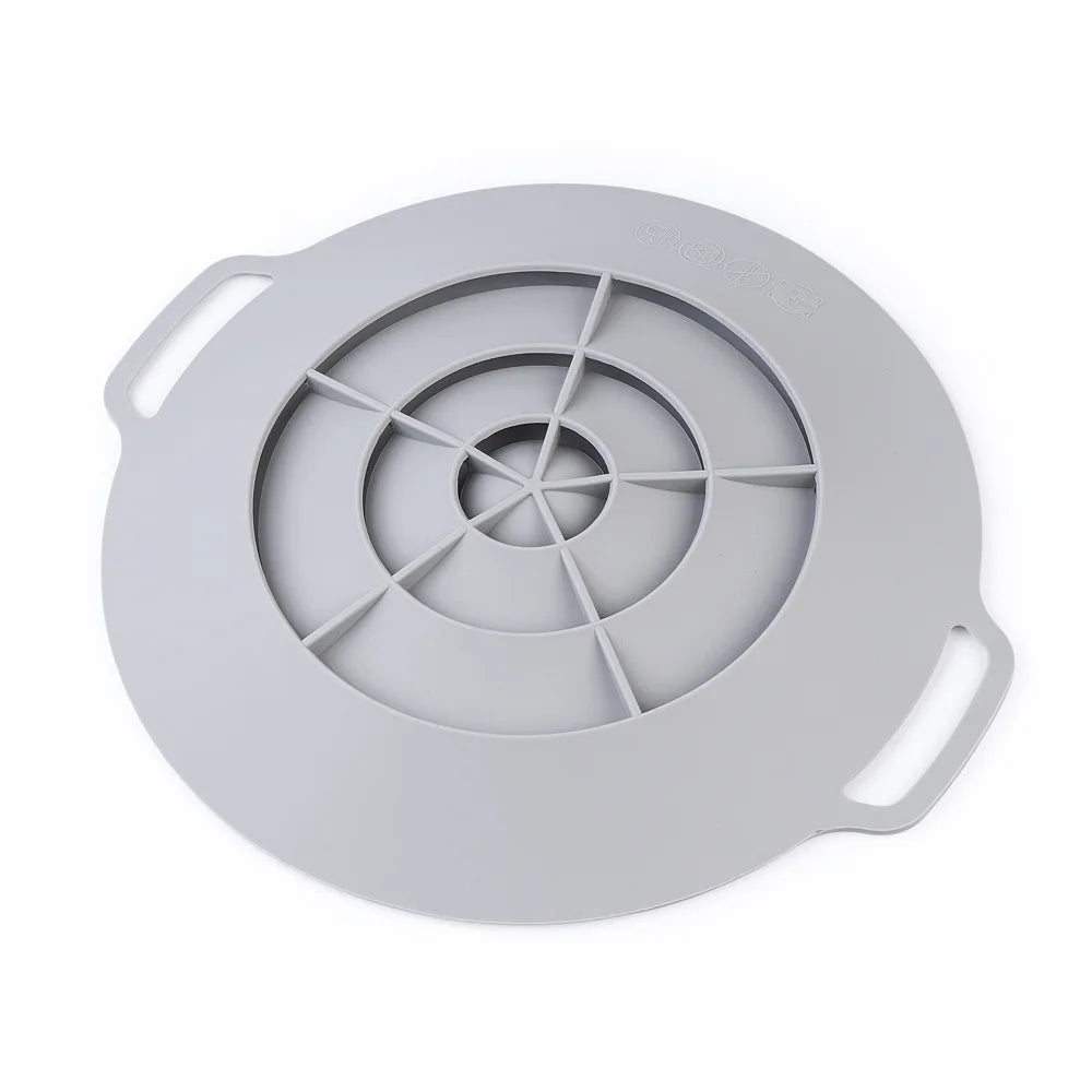 30cm Silicone Anti-Spill Pot Lid – Reusable Splash-Proof Cover for Microwave, Gas Cooktops & Kitchen Use