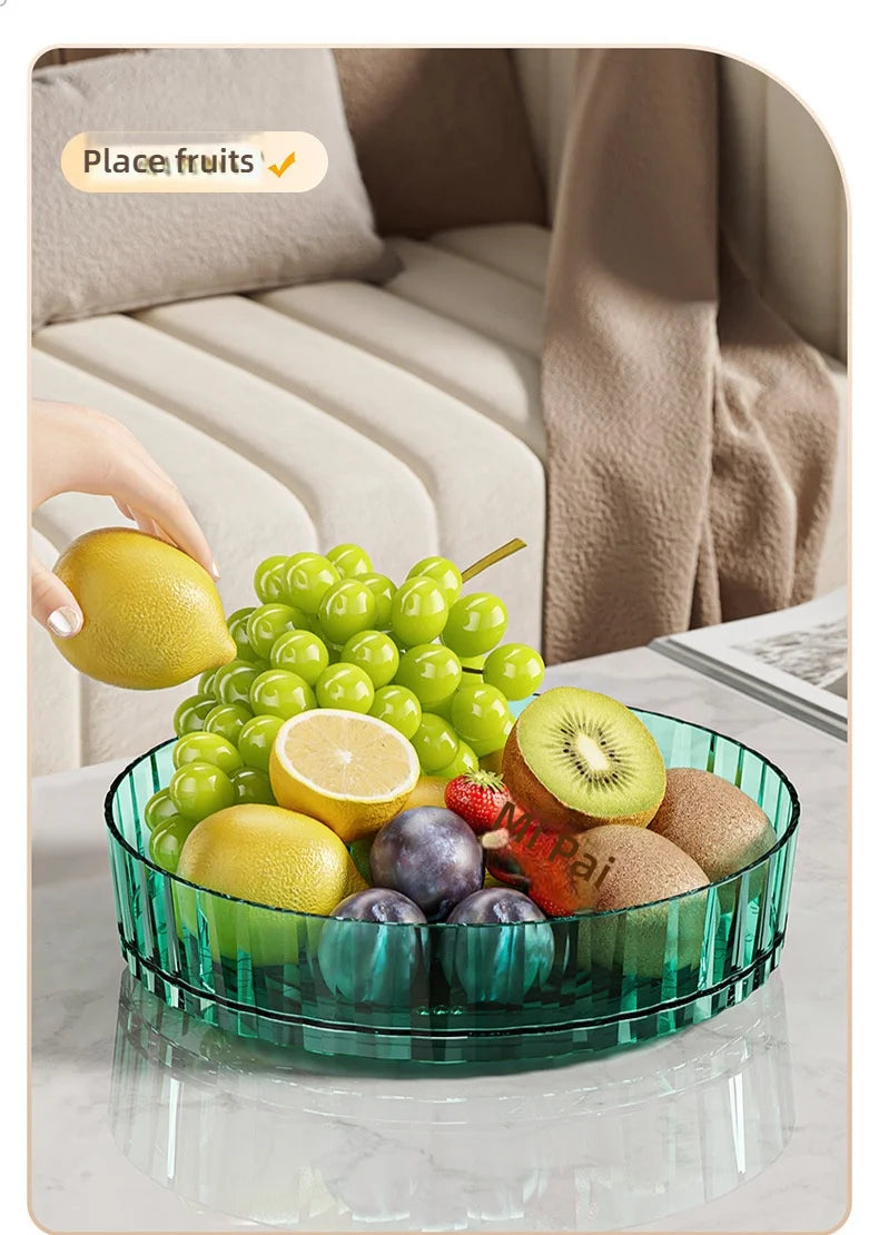 360° Rotatable Non-Slip Storage Rack for Kitchen and Bathroom — Spice, Cosmetic, and Cabinet Organizer Tray