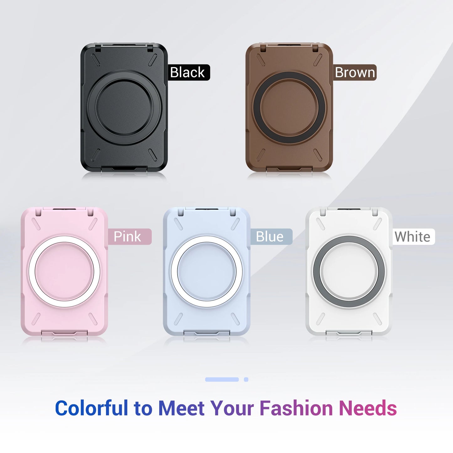 Magnetic MagSafe Wallet & RFID Card Holder Compatible with iPhone 11–15 Series (Pro/Pro Max) – Slim Leather Wallet with Secure Grip