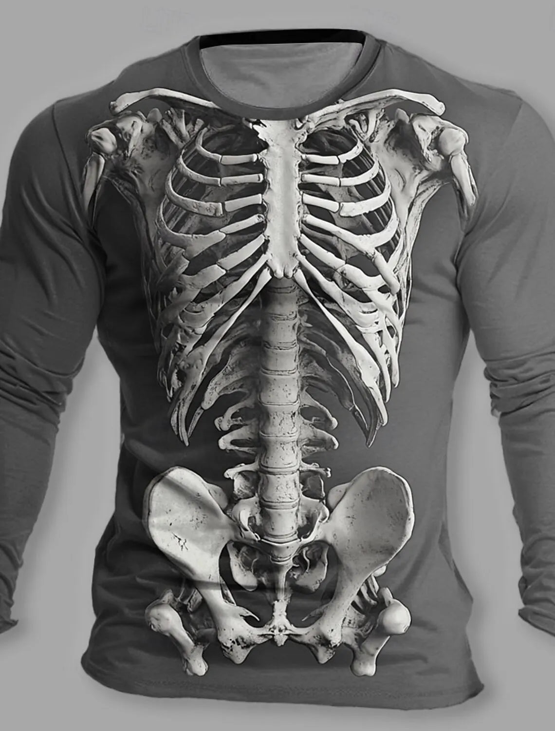 3D Printed Anime Character Long Sleeve T-Shirts for Men – Autumn Oversized O-Neck Sportswear Pullover