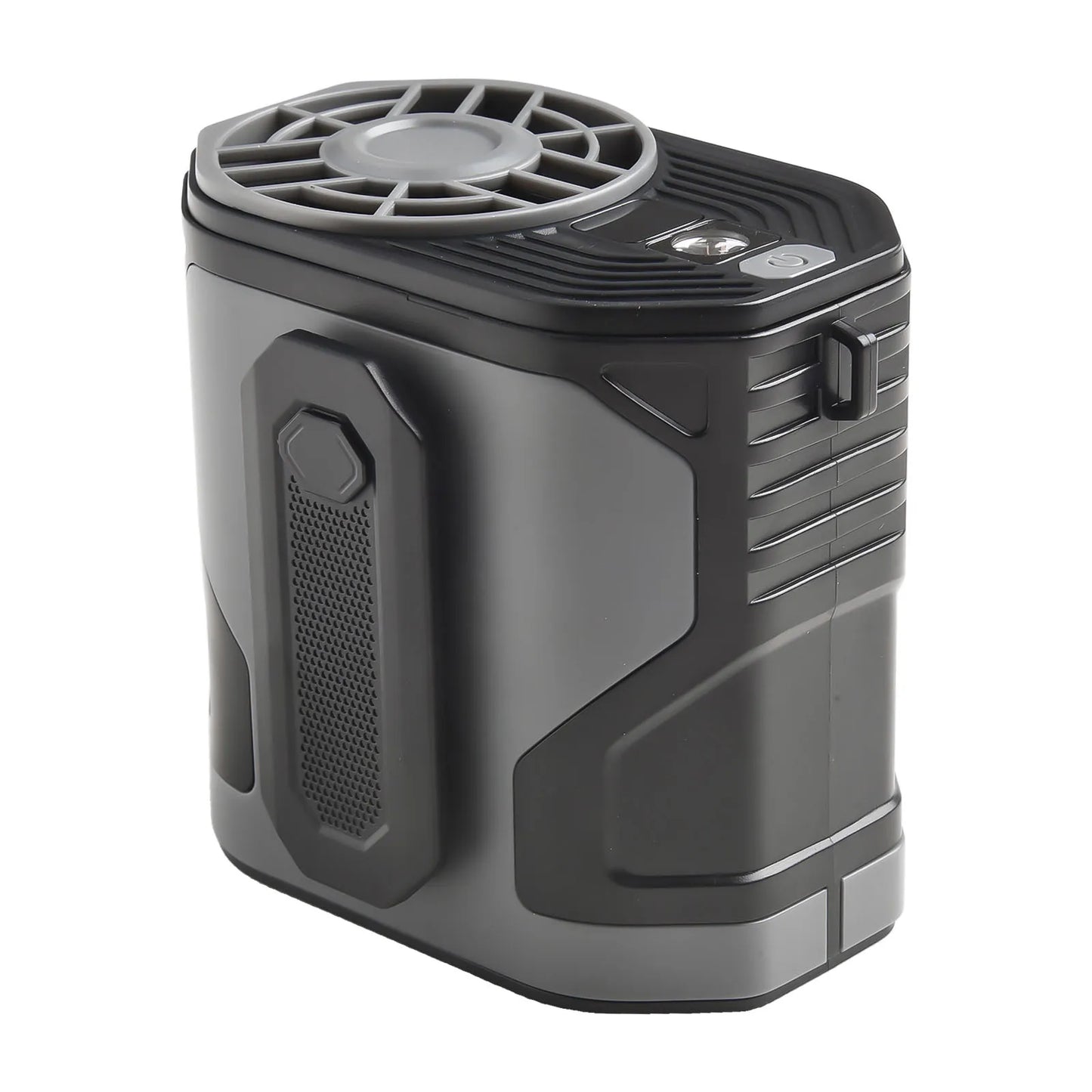 Portable Waist Clip Fan with Adjustable Speeds & LED Light – Hands-Free Cooling for Outdoor Activities