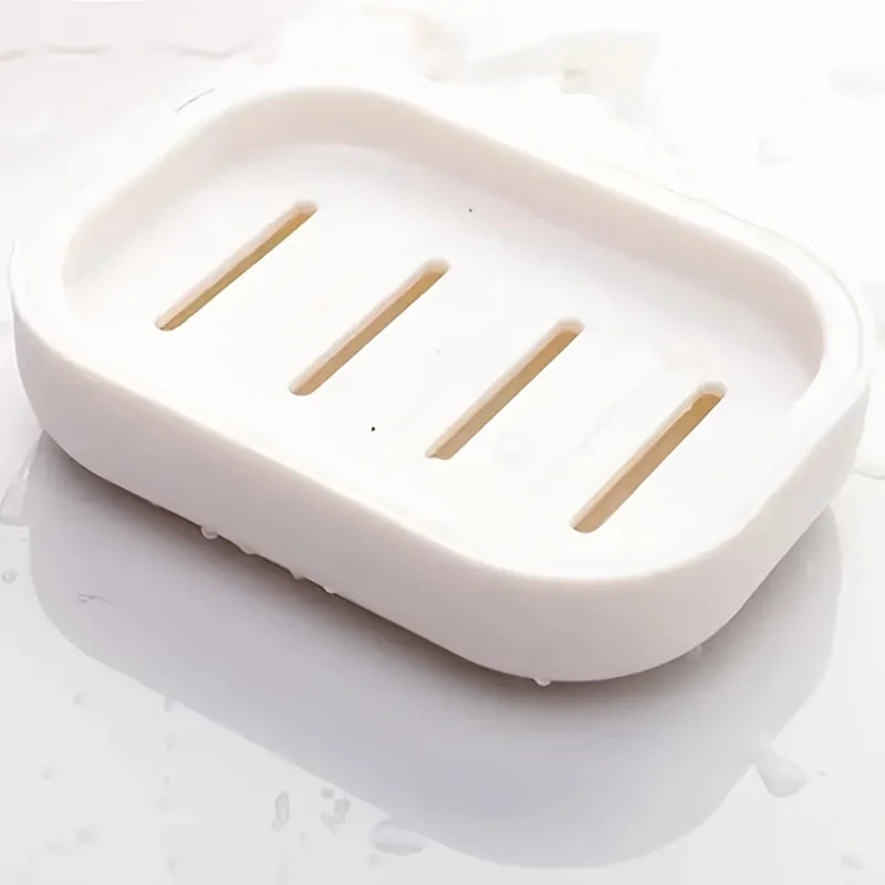 Multifunctional Soap Dish Holder – Hypoallergenic bath accessory suitable for bathroom and kitchen – Features self-draining design and is easy to clean.