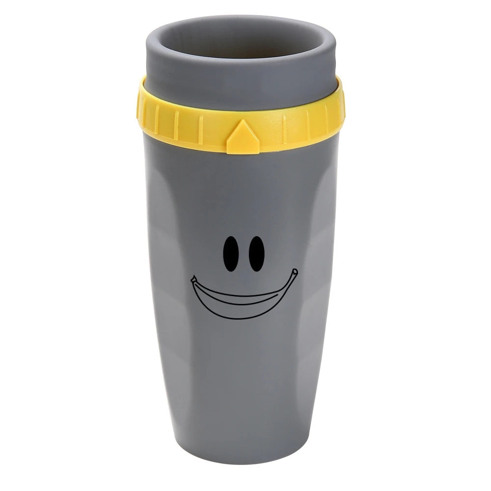 Portable Coffee Cup with Straw, Innovative Twist-On Lid Thermos Mug, Drinking Cup with Straw for Juice, Coffee, and Water, BPA-Free