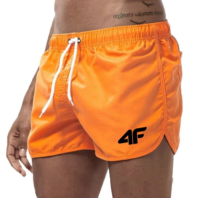 Men’s Quick-Dry Summer Beach Shorts 2025 – Swim Trunks, Gym Pants with Drawstring, Breathable Surf & Casual Daily Wear