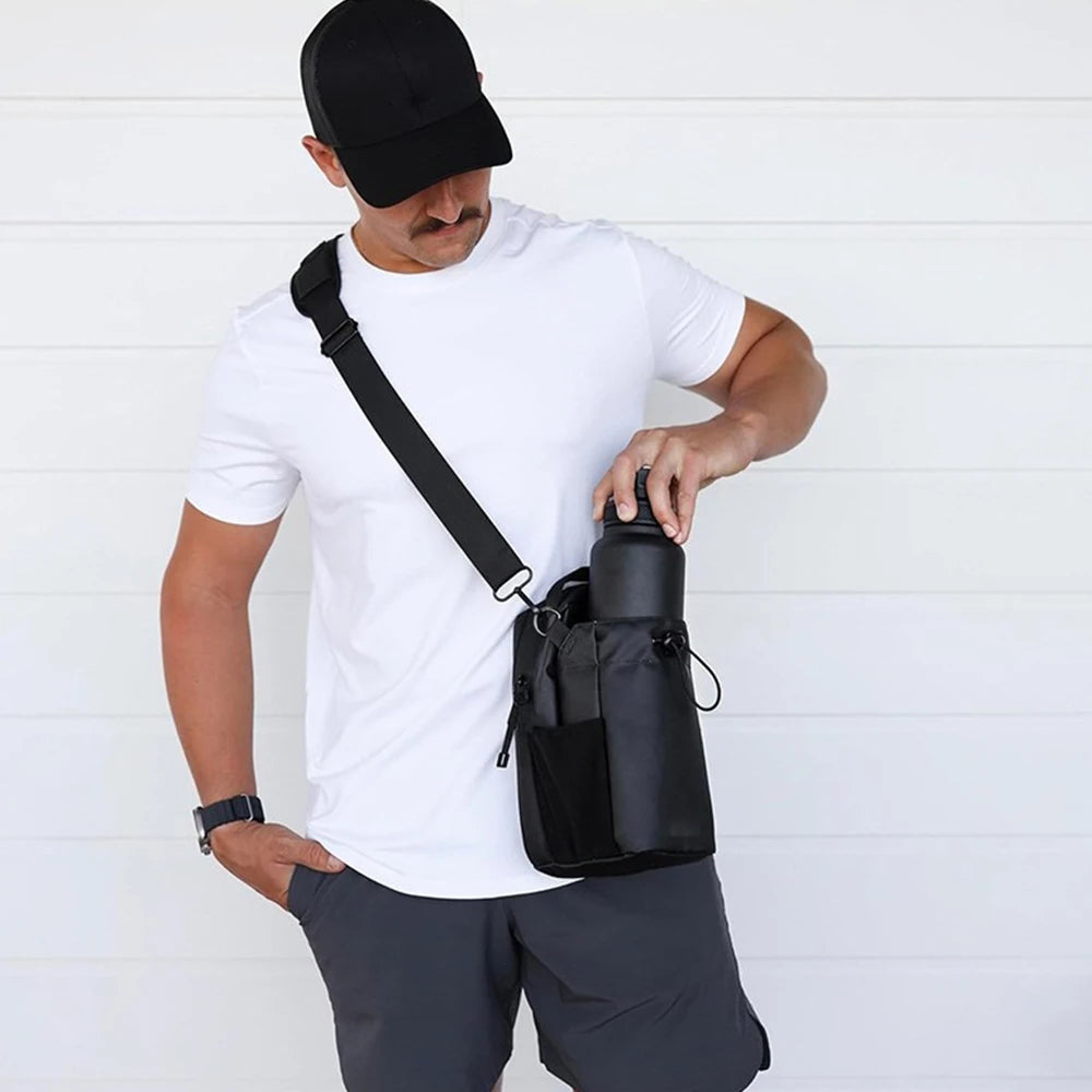 Magnetic Bottle Holder – Fitness-Friendly Water Cup Carrier with Strong Magnets for Gym and Outdoor Activities