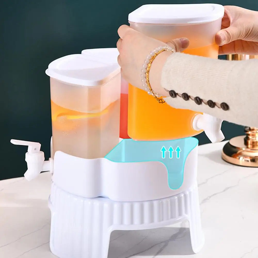 Leakproof Refrigerator Juice Dispenser Pitcher – Cold Drink Storage Jug for Water, Tea, and Beverages